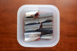 さんまの梅しょうが煮 作り方2